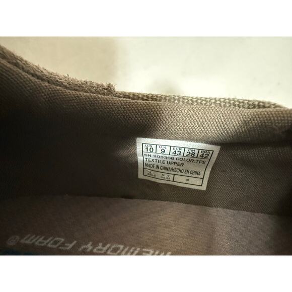 SKECHERS Hasting-Vigo 205366 Taupe Relaxed Fit Sneaker Shoes Mens 10 Canvas NEW main image 8